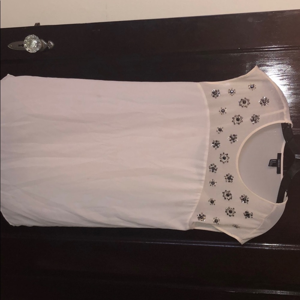 Pink slip dress with overlay, Forever21, smile S